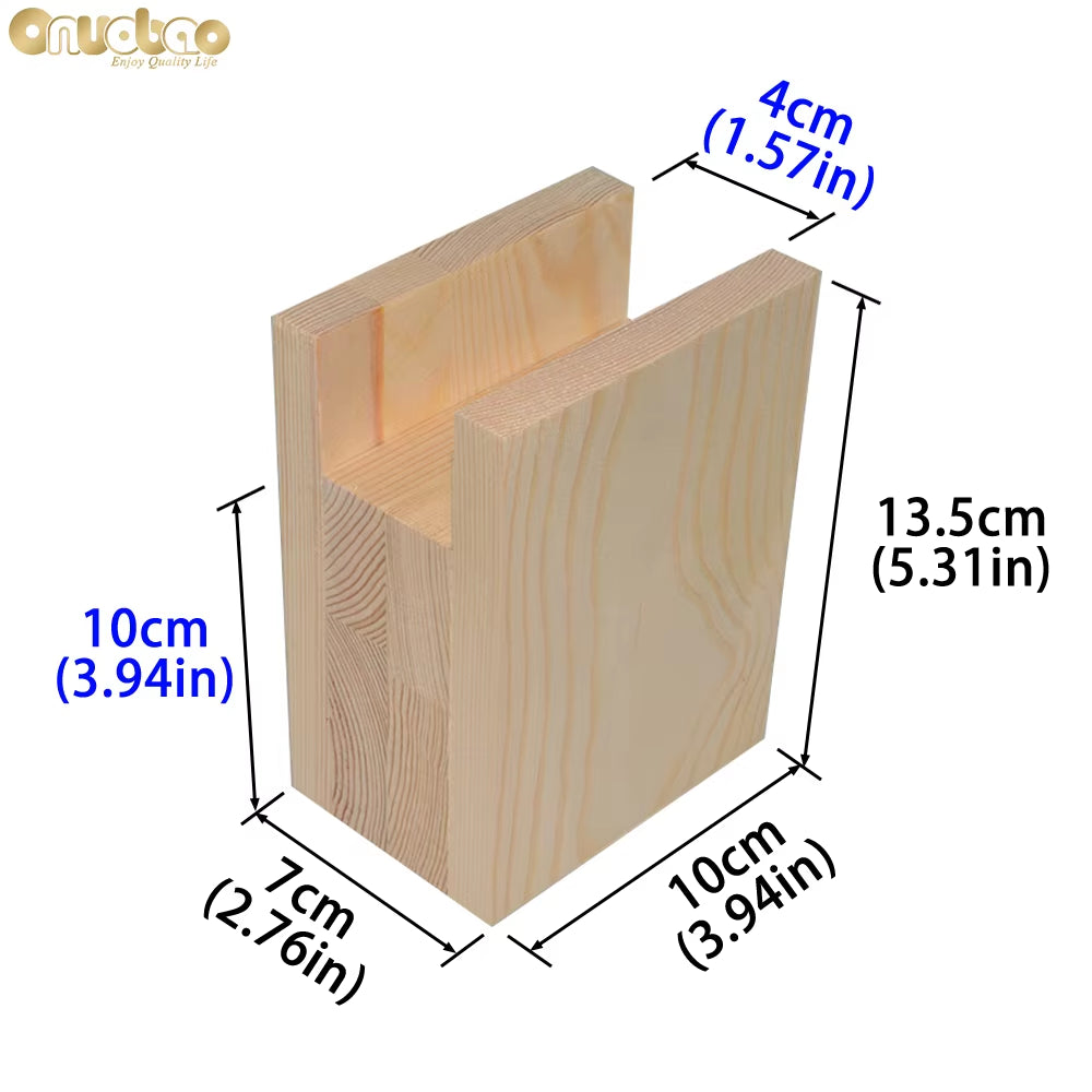 4PCS Wood Furniture Increase Pad Heighten 5Cm/10Cm Through-Groove for Office Desks Computer Desks Furniture Etc