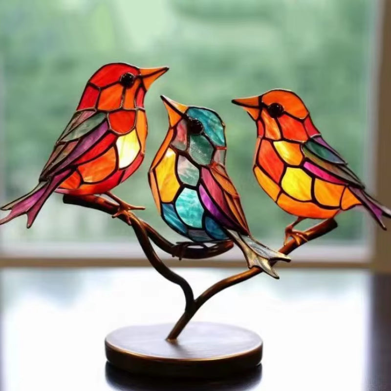 Acrylic Birds Home Decorations Simulation Birds Desktop Decorations Living Room Bedroom Decorations