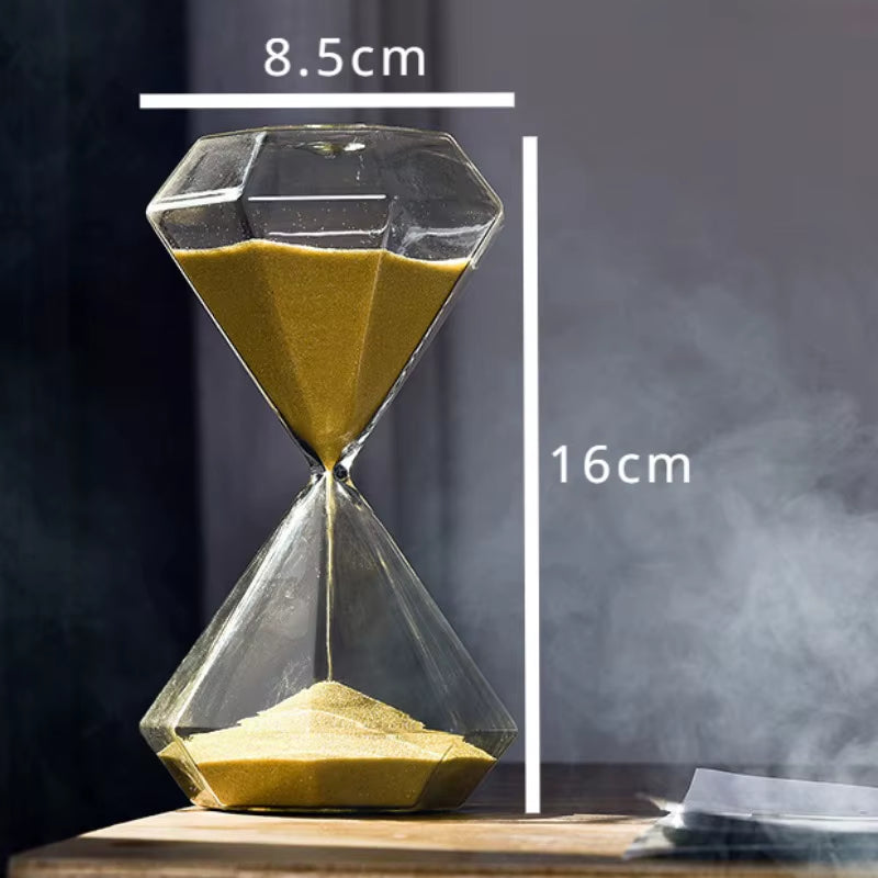 30Min Creative Nordic Golden Hourglass Timer Living Room Wine Cabinet Study Home Decorations Gift Desk Small Ornaments