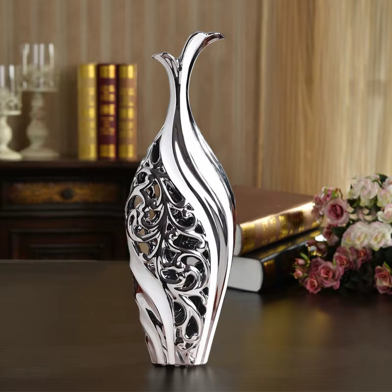 European Wedding Decor Crafts Ceramic Creative Room Decoration Handicraft Porcelain Figurines Decorations W3907