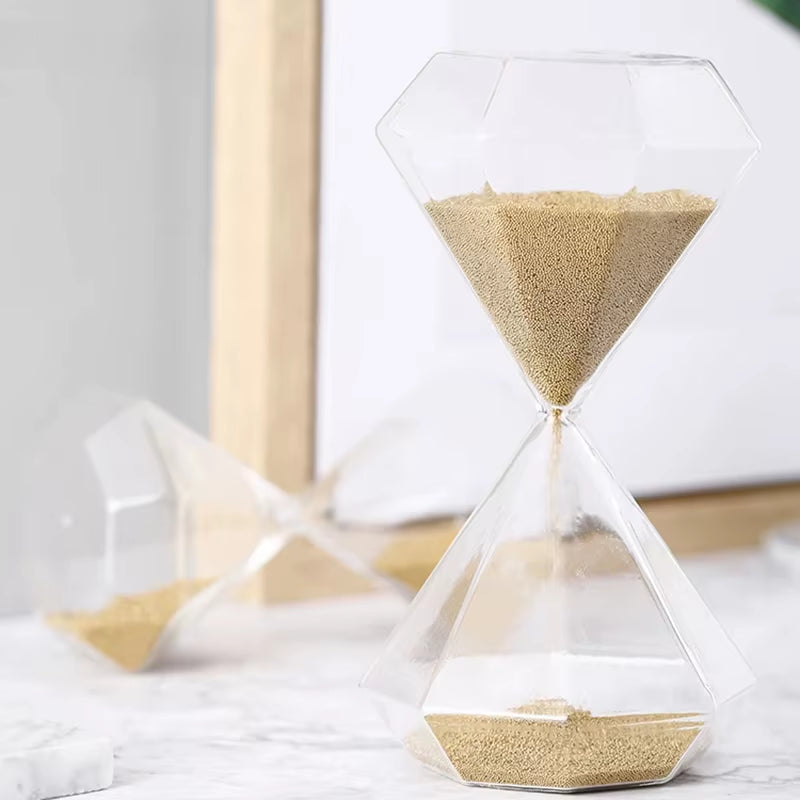 30Min Creative Nordic Golden Hourglass Timer Living Room Wine Cabinet Study Home Decorations Gift Desk Small Ornaments