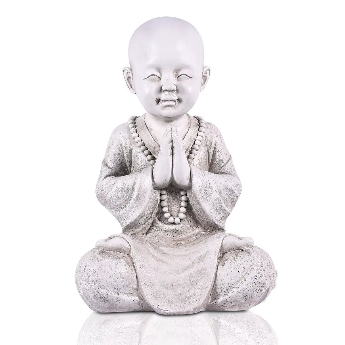 Meditating Baby Buddha Statue Garden Outdoor Buda Figurine Decor Zen Monk Sculpture Jardin Lawn Sitting Buddha Ornament