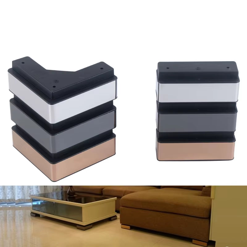 4Pcs/Set Furniture Sofa Legs ,For Coffee Table TV Cabinet Bed Support Feet Plastic Furniture Accessories