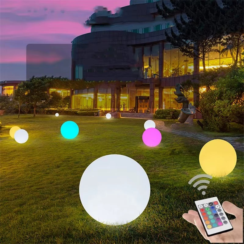 Waterproof Outdoor Street Landscape Lamp Swimming Pool Garden Ball Lights for Christmas Festival Decorations