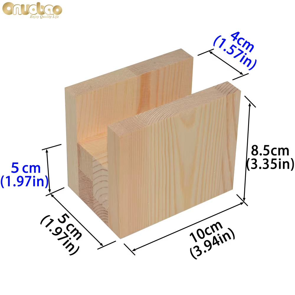 4PCS Wood Furniture Increase Pad Heighten 5Cm/10Cm Through-Groove for Office Desks Computer Desks Furniture Etc