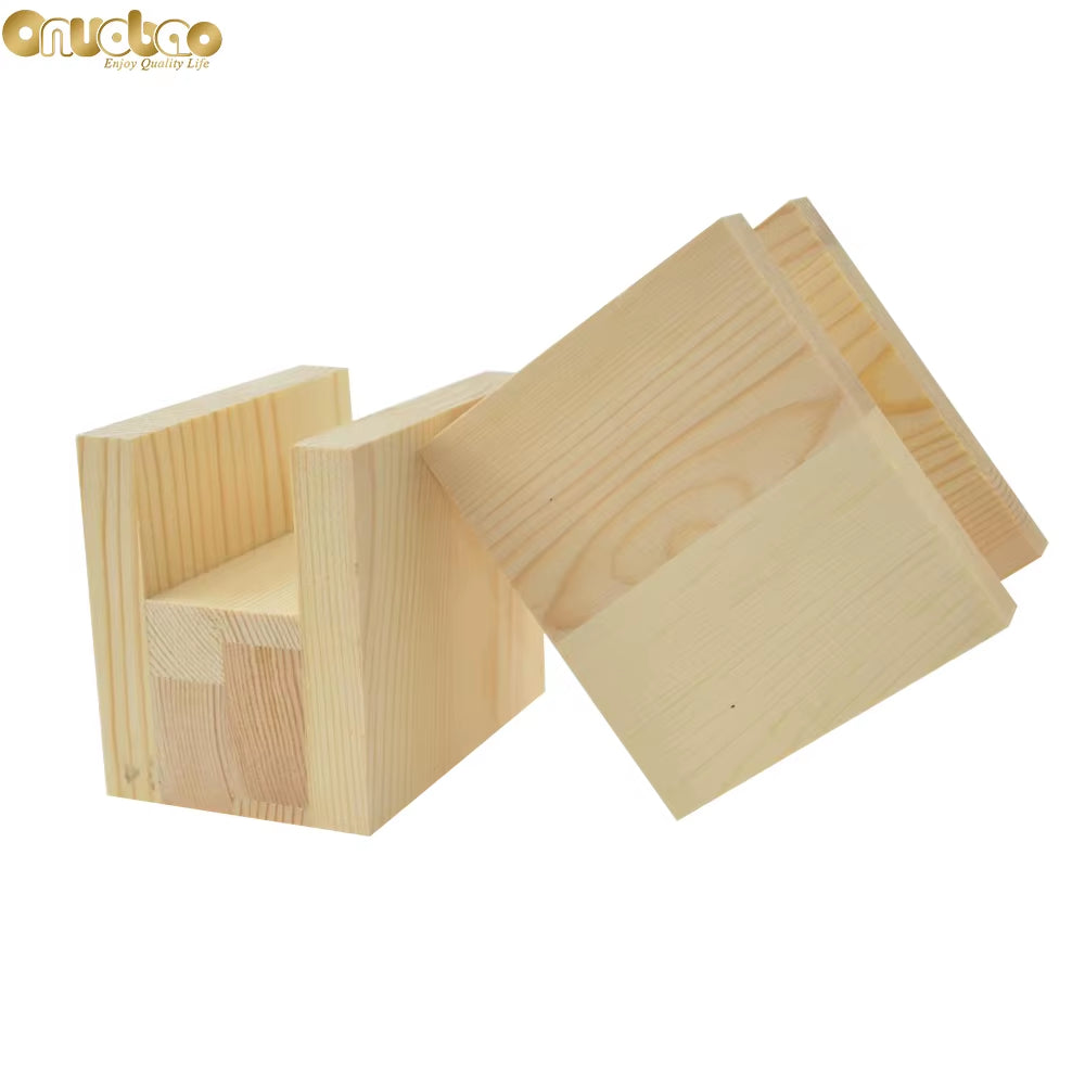 4PCS Wood Furniture Increase Pad Heighten 5Cm/10Cm Through-Groove for Office Desks Computer Desks Furniture Etc