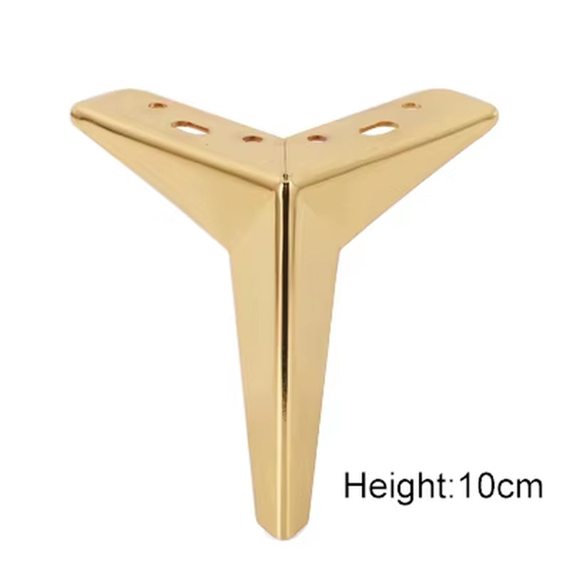 4Pcs Furniture Table Legs Metal Rhombus Sofa Legs Chair Legs Cupboard Cabinet Feet Height 10/13/15/17CM Furniture Leg