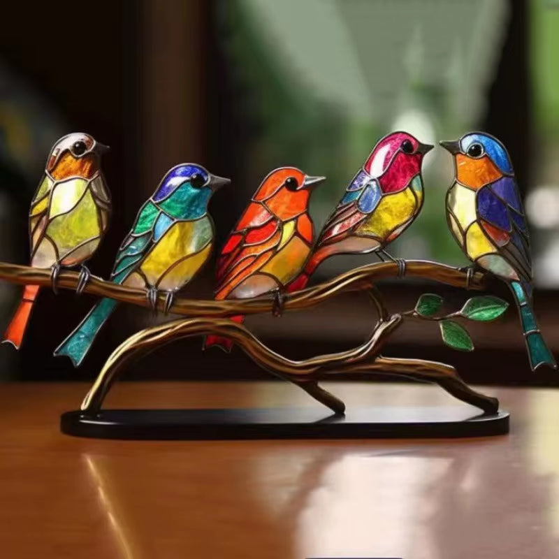 Acrylic Birds Home Decorations Simulation Birds Desktop Decorations Living Room Bedroom Decorations