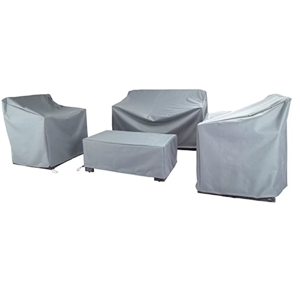 4 Piece Wisteria Lane Patio Furniture Cover, Waterproof and Heavy Duty Garden Furniture Cover Set Waterproof