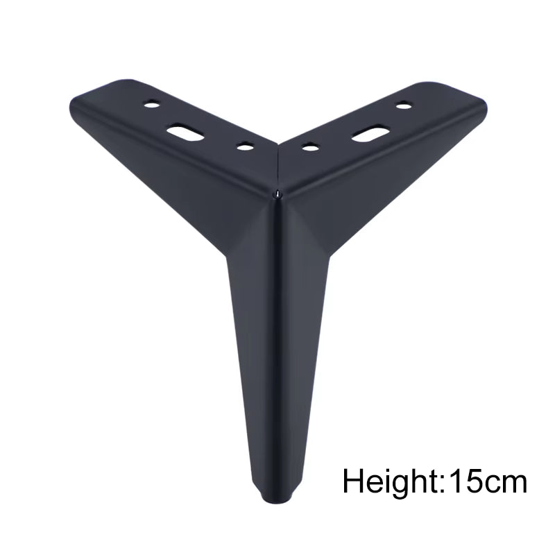 4Pcs Furniture Table Legs Metal Rhombus Sofa Legs Chair Legs Cupboard Cabinet Feet Height 10/13/15/17CM Furniture Leg