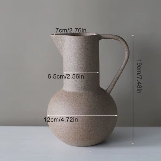 Nordic Ins Ceramics Vase Home Decoration Ornaments Flower Arrangement Container Art Vases Flowerpot Home Decorations Accessories