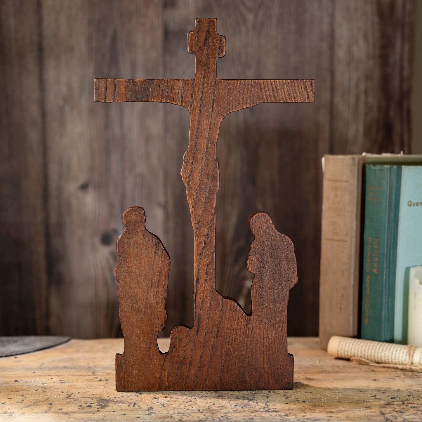 Catholic Jesus Crucifixion Scene Ornaments, Jesus, Jesus, for Home Decoration, Church, Religious Statues