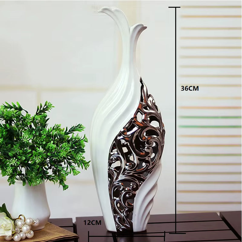 European Wedding Decor Crafts Ceramic Creative Room Decoration Handicraft Porcelain Figurines Decorations W3907