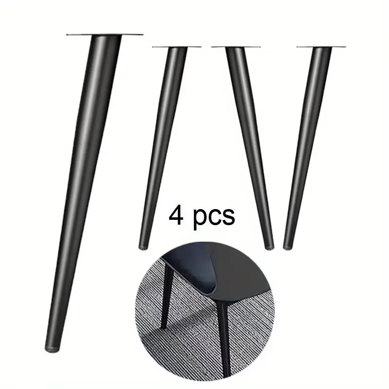 4Pcs Furniture Leg Accessories Furniture Legs Metal Furniture Legs Replacement Living Room Bedroom Table Cabinet TV Stand Feet